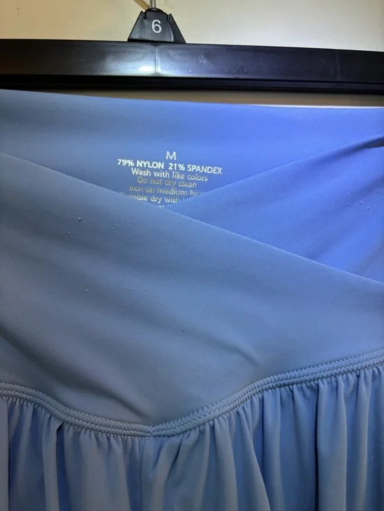 Pair of Flowy Butterfly Shorts in Black & Light Blue - Picture 11 of 16